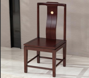 四季檀香 新中式风格家具红檀木实木餐椅2950019